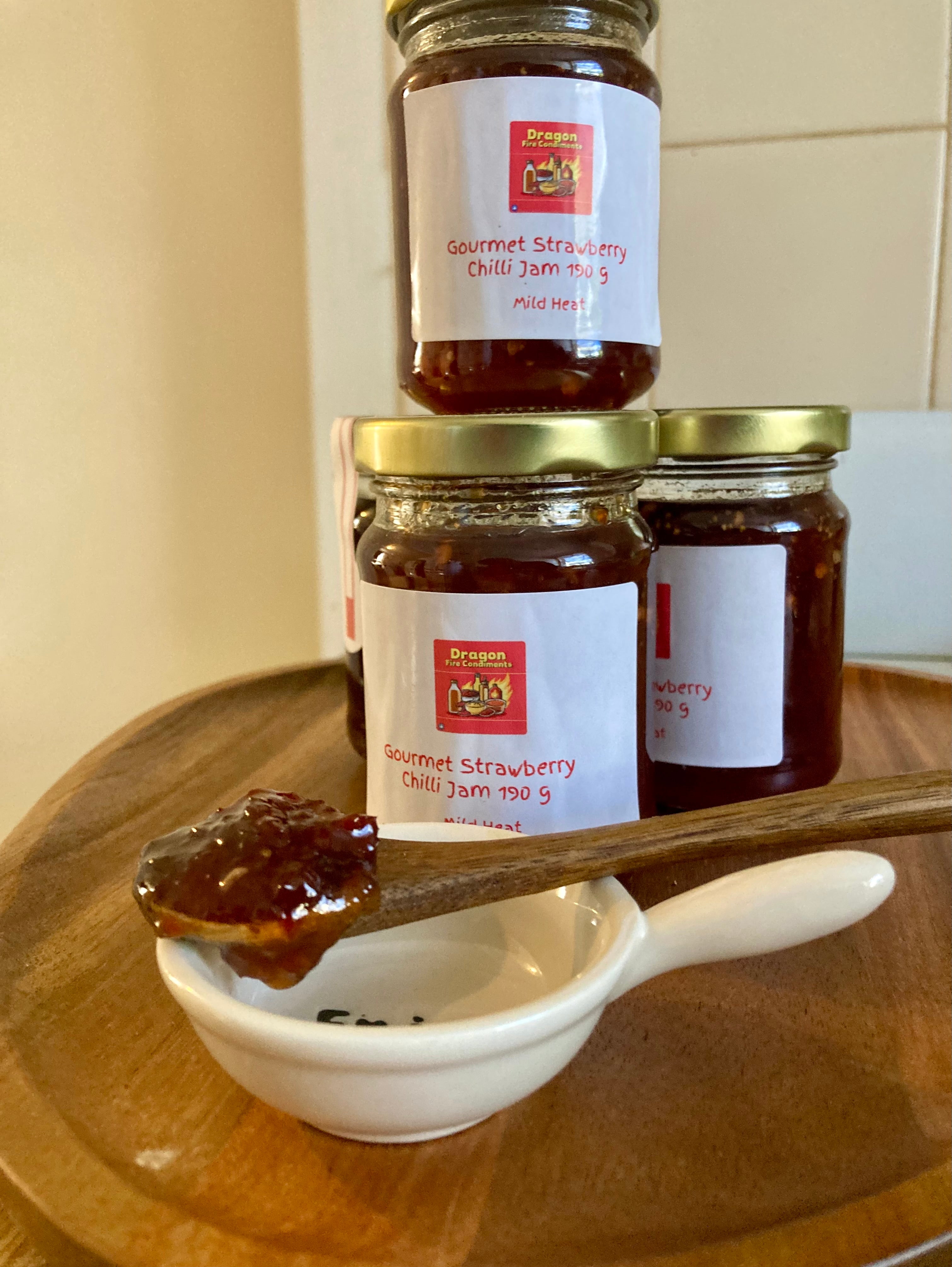 🍓🌶️ Gourmet Strawberry Chilli Jam – 190g